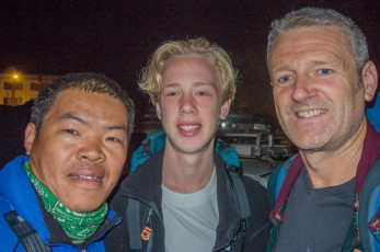 Ed and I were met on arrival by Phanden at Kathmandu International Airport. Over a nice cold Everest beer in Thamel we discussed our plans in depth. The bad news was that Phanden now had to guide a much bigger paying group on Mera Peak, so had delegated our project to his brother in law Kami Chiri Sherpa. At first I was disappointed, having looked forward to spending time with Phanden in the mountains. But I needn’t have worried. While Kami had only summited Everest five times (!!!), he turned out to be an exemplary guide – a good communicator, competent and organised, very ‘client happiness’ oriented and, when the going got tough, extremely strong and calm.
Another benefit of having Phanden on the job was that all the red tape stuff was done for us prior to our arrival. Local flight bookings, guide, porter and gear organisation, securing of trekking and climbing permits and arrangement of guide/heli rescue insurance (since the recent fatalities and corresponding fallout - a big ticket item at USD1,200). This meant we were back at the airport before dawn next morning, awaiting our local flight to Lukla (2,800m). Once the morning fog had cleared at the Lukla end we were away and, by lunchtime, on the trail bound for Jorsale (2,800m).