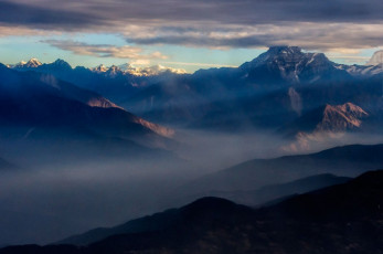 It was on the flight to Lukla that I think it really started to dawn on Ed that he was somewhere very different and pretty cool. While it’s become much tamer than the first time I flew into Lukla back in 1988, when the airstrip was just a gravel strip, our arrival there still got the heart racing. This picture, Himalayan peaks from the window of our plane en route to Lukla.