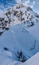 The view from Homer Saddle, up Talbots Ladder.