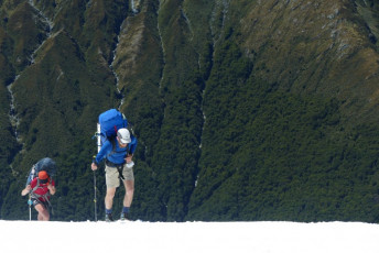Pass punishers.  Here MD and Lydzo close out the climb of Cascade Saddle in quick time.