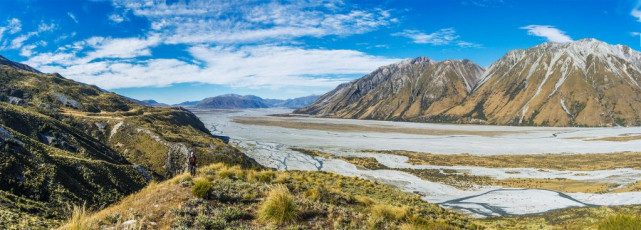 Ah well, another item on my unfinished business list. I don’t think the southwest ridge is for me, but perhaps a winter ascent via the much easier scree fan, when covered in snow during a nice bluebird weather window would be kinda nice. This image -  On the bench above the Havelock River.