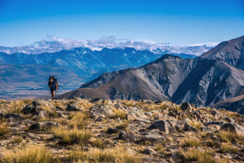 A summit view (1,688m), looking west