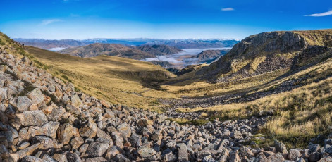 At about 1,400m, looking west to Clent Hills