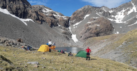 Camp site near Gorgy Creek Lake; Photo courtesy of Di Mellish