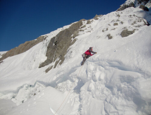 The Jagged-Upham Couloir Attempt